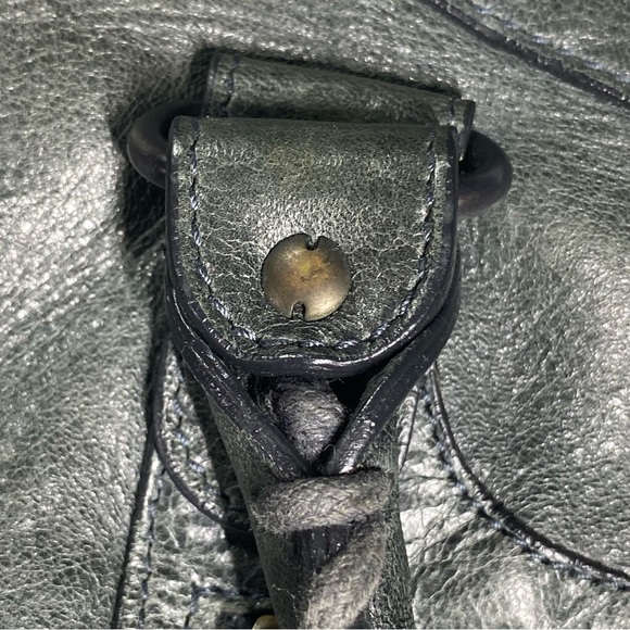 2009 Balenciaga The City Bag 115748 Anthracite 2Way Tote Lambskin - Picture 4 of 16